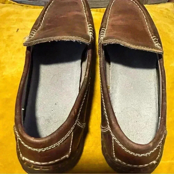 Dr. Martens Jacob Brown Leather Slip On Loafers Shoes Men's Size 10 - Picture 5 of 8
